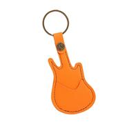 NPXUAMTJ PU Leather Key Chain Guitar Picks Holder Keychain Plectrums Bag Case Supply for Various Guitarists