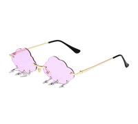 NPXUAMTJ Stylish Clouds Sunglass For Girls Boys Photo Props Travel Cool Shades Frameless Cool Glasses Girls Boys Multicoloured
