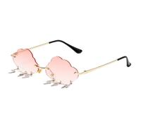 NPXUAMTJ Stylish Clouds Sunglass For Girls Boys Photo Props Travel Cool Shades Frameless Cool Glasses Girls Boys Multicoloured
