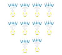 NPYQ 10Pcs Silicone Space Beans for Line Management Knot Protections Fishing Tackle Accessories Anti Entanglement Bean Silicone Beans