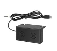 NPYQ Multifunctional External PC Power Switches Lock Screen Button USB Supply Control for Home Office Desktop Internet External Desktop Computer Switches