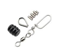 NPYQ Quick Changes Fishing Rolling Swivels Connector Sea and Clip Line Connector Set Bearing