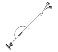 NPYQ Rod Bait Alarm Bells Indicator Fish Baits with Double Ring Bells Bait Bell-for Bite