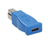 NPYQ Type C Female to USB B Male Adapters for Printers and Hard Drives Offer Fast Data Transfer and Reliability Charging USB B Printer Connectors
