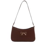 NPYQ Underarm Bag Simple Shoulder Autumn Winter Armpit Trendy Purse Top Handle Handbags Bows Commuting Women Lovely Bows Armpit