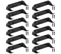 NQEUEPN 12pcs Car Display Holder Wall Mount Bracket, Toy Car Display Shelves Case Stand Sturdy Vertical Wall Mount with Screws for Car Enthusiasts Compatible with Speed Champion Series