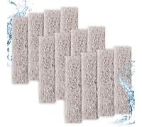 NQEUEPN 12pcs Filter Pads, Fish Tank Ammonia Reducer Filter Pads Carbon Filter Pads Aquarium Filter Accessories Compatible with Model 30 & 50
