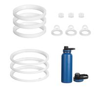 NQEUEPN 12pcs Water Bottle Gasket Replacement, Silicone Sealing Ring Gaskets Silicone Gasket Replacement for Thermoflask 24/32/40/64oz Water Bottle Lids, Chug Lid, Chug Spout, Vent Hole