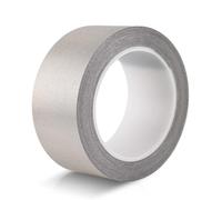 NQEUEPN 2" x65.6' Faraday Cloth Conductive Adhesive Tape, High Shielding Tape Double Sided Sticky Faraday Fabric Tape for EMI Shielding Electrical Repair RFI Signal Blocking Interference Shield