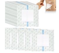 NQEUEPN 25pcs Waterproof Ostomy Shower Cover with Center Non-Stick Pad