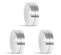 NQEUEPN 3pcs 30mm Pottery Trimming Spinner, Metal Mini Pottery Throwing Wheel Polymer Clay Spinner Ceramic Tools Trim Stabilizer