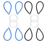 NQEUEPN 4pcs Clay Cutters, Steel Wire Clay Cutters Pottery Clay Cutting Tool Mud Pottery Cut Off Tool with Handle for Pottery Clay Artists Sculpting Cheese Dough