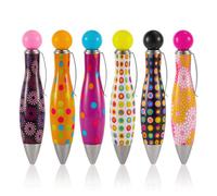 NQEUEPN 6pcs Big Fat, Hand Ergonomic Short, Cute Heavy Weighted Writing, Wide Grip Pens