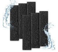 NQEUEPN 6pcs Filter Pads for Aqueon, Fish Tank Carbon Filter Pads Ammonia & Phosphate Reducer Aquarium Filter Cartridge Accessories for Aqueon QuietFlow LED PRO Model 10 (Black)