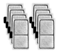 NQEUEPN 8pcs Filter Cartridges Compatible with Top Fin EF-S, 2.2x3.8inch Fish Bowl Filter Fish Tank Filters Aquarium Replacement Cartridges for Water Filtration