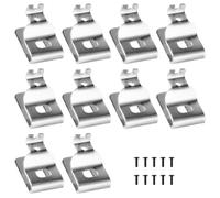 NQEUEPN Belt Clips for Dewalt, 10pcs Stainless Steel Drill Belt Clip Hook with Screws for Dewalt N268241 Fit for 20V Power Tools DCD985 DCD985L2 DCD980 DCD980L2, JNF06038