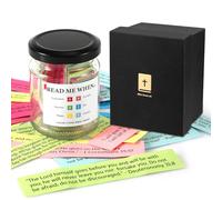 NQEUEPN Bible Verses in a Jar - The Hope Jar for Emotions and Feelings With 90 Colorful Cards - Read Me When Christian Gifts for Women Easter Gift (3.1x2.3in)
