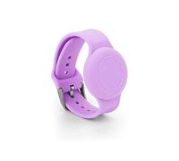 NQEUEPN Kids Wristband for Airtag, Waterproof Silicone Bracelet for kids Adjustable Soft Watch Band for airtag for Toddler Child GPS Tracking Tagging(Light Purple)