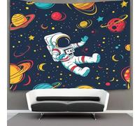 NQHXLRUDC 3D Universe Planet Rocket (15)_4 Print Wall Blanket Home Decoration Bedding Poster Wall Art Tapestry Tapestries Wall Hanging Soft Polyester for Living Room Bedroom Dorm Deco 150cmx200cm