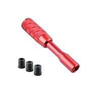 Nqimgv Aluminum Alloy Long Stick Gear Head Handle Car Transmission Interior Accessories Gear Shifter Knob Car(Red)