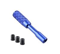 Nqimgv Aluminum Alloy Long Stick Gear Head Handle Car Transmission Interior Accessories Gear Shifter Knob Car(Blue)