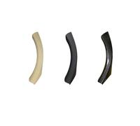 Nqimgv Car Door Handle for BMW for 3 Series for E90 for E91 for E92 for E93 2005 2006 2007 2008 2009 2010 2011 2012 Carbon Fiber Black Beige Interior Door Handle Cover Inner Handle(Beige Left)