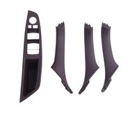 Nqimgv Car Door Handle for BMW for 5 Series for F10 for F11 for F18 520i 523i 525i 528i 535i 2010 2011 2012 2013-2017 Interior Front Door Armrest Panel Trim Pull Handle Set(Moka LHD 4PCS)