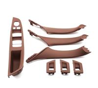 Nqimgv Car Door Handle for BMW for 5 Series for F10 for F11 for F18 520i 523i 525i 528i 535i 2010 2011-2017 LHD Interior Armrest Door Pull Handle Panel Inside Trim Cover Inner Handle(Model A Brown)