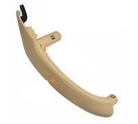 Nqimgv Car Door Handle for BMW for X3 for X4 for F25 for F26 2010 2011 2012 2013 2014 2015 2016 Interior Door Armrest Pull Handle Leather Outer Cover Full Set(Left-Beige)