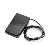 Nqimgv F1 Style Led Brake Pilot Lights 12V 15led Rear Tail Auto Flash Warning Reverse Stop Safety Signal Lamps For Car SUV Moto High Level Rear Brake Stop Light(Black Shell)