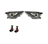 Nqimgv For VW For Touareg 2016 2017 2018 Car Left Right Front Bumper LED Fog Light Lamp With Bulbs Halogen Car Fog Lights(Pair LED)