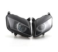 Nqimgv Motorbike Headlight For CBR600RR 2007 2008 2009 2010 2011 2012 Projector Headlight Assembly 35W HID White Angel Blue Demon Eyes Fits