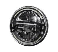 Nqimgv Motorbike Headlight For Touring For Softail For Heritage For Street For Glide For Road For King 5.75/7 Inch 90W Motorcycle Led Headlight Projector(7 inch Black)