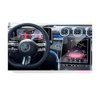 Nqimgv Navigation Screen Protector For Benz C-Class CLE300 CLE450 CLE53 CLE63 2022-2024 Tempered Glass Screen Protector 11.9-inch And Digital Instrument