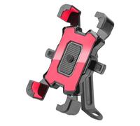 Nqkcuac Moto GPS Navigation Bracket Aluminum Alloy Motorcycle Phone Mount Mobile Phone Holder 360° Rotation Non-slip Stand Universal Fixed Frame