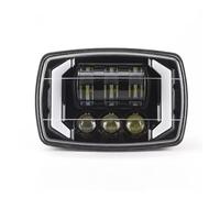 Nqkcuac Motorcycle Headlight For Refitting Headlamp Angel Eye Cart Car Work Lamp Light Assembly Waterproof 1Piece 4" Square LED Spotlights