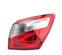 Nqkcuac Tail Light Lamp Car Outer Rear Tail Light For Nissan For Qashqai 2008-2015 EU Version Brake Fog Lamp Accessories Car Warning Running Light Taillight Assembly(Outer R)