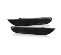 Nqkcuac Third Brake Light For Nissan For Qashqai 2014 2015 2016 2017 Right Side Rear Bumper Reflector Light Lamp 26560-JJ90A 2Piece Car LED High Level Brake Light(Black)