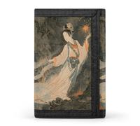 NQLYRE Wallet Minimalist Trifold Wearing White Robe Printed Wallet Card Holder Gift Coin Purse Passport Wallet for Men Women, style, style, One Size, Casual