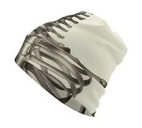 NQLYUT Beanie for Men Women Winter Hug Tree Sloth Beanies Hat Soft Warm Knit Hats Beanie Cap Knit Beanies, Human Skeleton, 1 Count (Pack of 1)