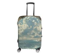 NQLYUT Luggage Cover Elastic Suitcase Cover Anti-Scratch Suitcase Covers Travel Arch of The Sea Luggage Covers Luggages Protector for Travel Adult Luggages Decorative 18-32 Inch, Arch of the Sea, L,