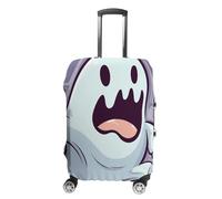 NQLYUT Luggage Cover Elastic Suitcase Cover Anti-Scratch Suitcase Covers Travel Cartoon Ghost Luggage Covers Luggages Protector for Travel Adult Luggages Decorative 18-32 Inch, Cartoon ghost, L, Art