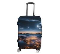 NQLYUT Luggage Cover Elastic Suitcase Cover Anti-Scratch Suitcase Covers Travel Cities Night View Luggage Covers Luggages Protector for Travel Adult Luggages Decorative 18-32 Inch, cities night view,
