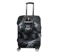 NQLYUT Luggage Cover Elastic Suitcase Cover Anti-Scratch Suitcase Covers Travel Gorilla on The Ground Luggage Covers Luggages Protector for Travel Adult Luggages Decorative 18-32 Inch, Gorilla on the
