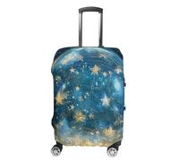 NQLYUT Luggage Cover Elastic Suitcase Cover Anti-Scratch Suitcase Covers Travel Starlight And Bubbles Luggage Covers Luggages Protector for Travel Adult Luggages Decorative 18-32 Inch, Starlight and