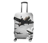NQLYUT Luggage Cover Elastic Suitcase Cover Anti-Scratch Suitcase Covers Travel World War Luggage Covers Luggages Protector for Travel Adult Luggages Decorative 18-32 Inch, World War, Small, Art Deco