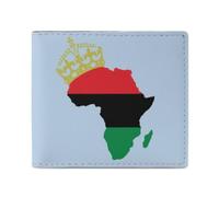 NQRXADCRT African Am-ericans-Prides Bifold Wallet Slim Card Holder Purses Coin Pocket for Mens Womens