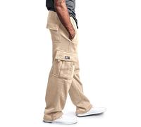 NQyIOS Baggy Sweatpants French Terry Joggers Black Boys Jogging Bottoms y2k Fashion Pants Straight Wide Leg Trousers Grey Golf Pants for Men Mens Jeans Straight fit Stretch UK Size Xmas Gift