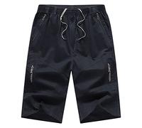 NQyIOS Biking Shorts for Men Drawstring Sweat Jogging Cargo with Pockets Joggers Long Sports Active for Men Gym Training Pants Cheer Shorts White Beach Slacks Trousers for Men Sport Jogger Pants