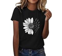 NQyIOS Blouses for Women UK Woman V-Neck Sleeveless Blouse T-Shirt Ethnic Retro Printing Tops Oversize Loose Tunic UK Elegant Twisted Sweatshirt Ladies Summer Tops Top A-Black